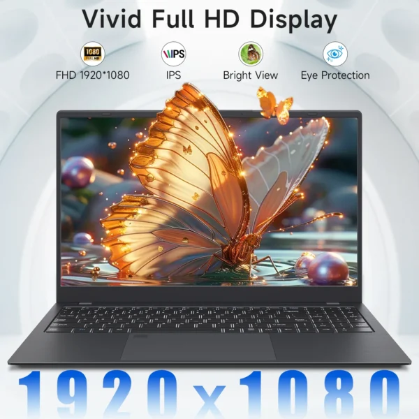 TOEMAAGIC Laptop ,Gaming Laptop 15.6 FHD , AMD Ryzen 7 5825U, 32GB RAM, 1TB SSD, Windows 11PRO, Graphite, Backlit KB, Gray - Image 7